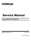 Download Caterpillar CB-32 VIBRATORY COMPACTOR Service Repair Manual 320