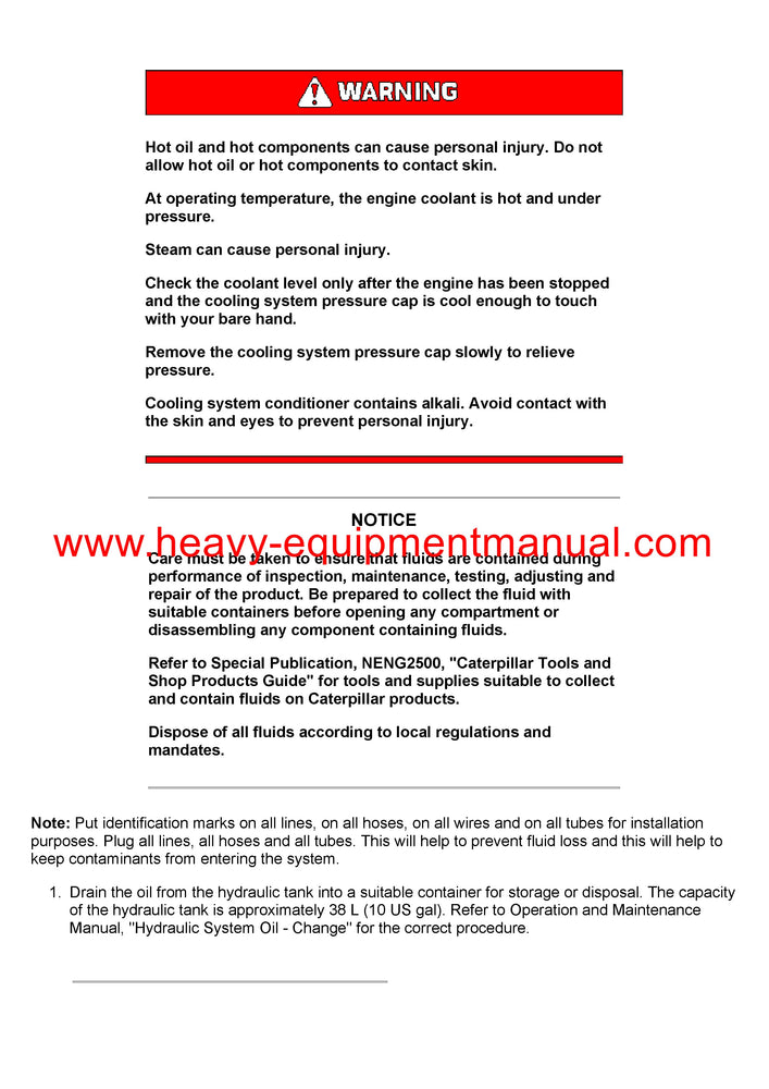 Caterpillar CB 334D VIBRATORY COMPACTOR Full Complete DCZ Service Repair Manual PDF