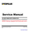 Download Caterpillar CB-335E VIBRATORY COMPACTOR Service Repair Manual C3C