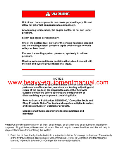 Caterpillar CB 335E VIBRATORY COMPACTOR Full Complete C5J Service Repair Manual PDF