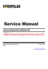 Download Caterpillar CB-514 VIBRATORY COMPACTOR Service Repair Manual 6YD