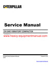 Download Caterpillar CB-534D VIBRATORY COMPACTOR Service Repair Manual B5M