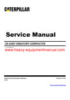 Download Caterpillar CB-534D VIBRATORY COMPACTOR Full Complete Service Repair Manual C2B