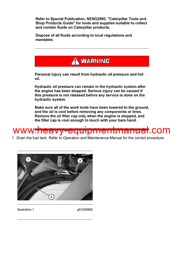 DOWNLOAD CATERPILLAR CB-564D VIBRATORY COMPACTOR SERVICE REPAIR MANUAL D4M