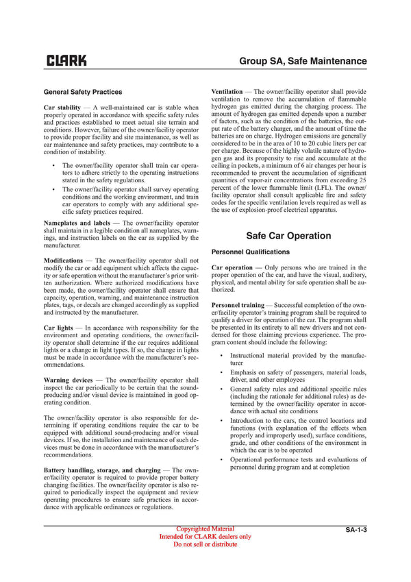 Clark CBX TRX FBX (SM-724) Tow Tractor Service Repair Manual - PDF Download