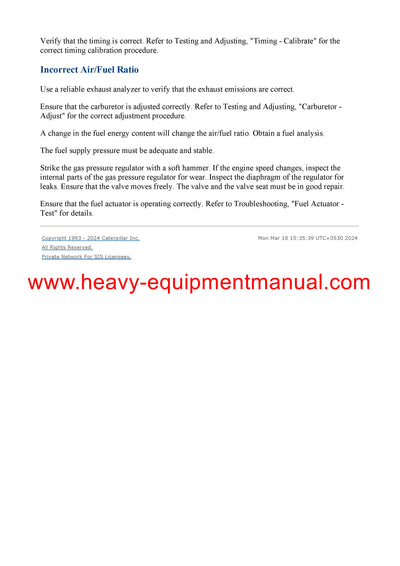 DOWNLOAD CATERPILLAR CG137-12 GAS ENGINE SERVICE REPAIR MANUAL WRX