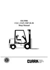 Clark CGC CGP CDP 20-30 (SM-598S) Forklift Service Repair Manual - PDF Download