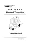 Clark CGP CDP 16-50H (SM-5190) Hydrostatic Transmission Service Manual - PDF Download