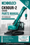 CK90UR-2 Kobelco Crane Parts Manual - PDF Download