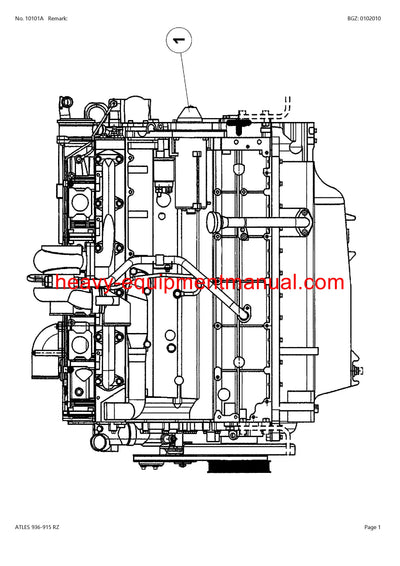 Download Claas Atles 936-915 RZ Tractor Parts Manual PDF CT4530001-CT4530999