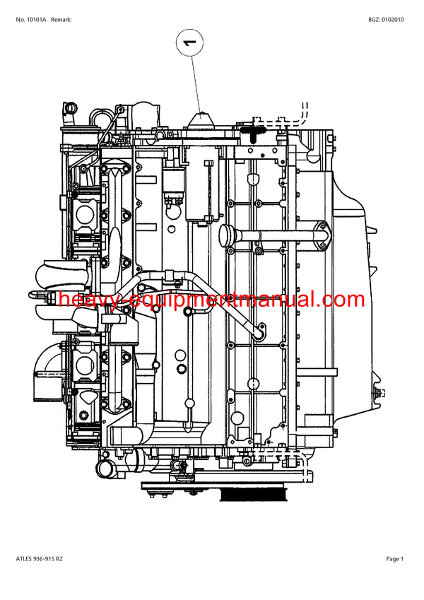 Download Claas Atles 936-915 RZ Tractor Parts Manual PDF 
