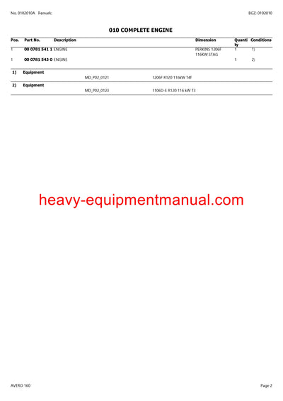PDF Claas 946 - 926 RZ Atles Tractor Parts Manual Download 