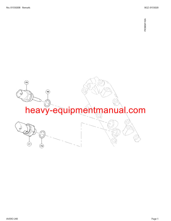 Download Claas Avero 240 Combine Parts Manual PDF 45100011-45199999