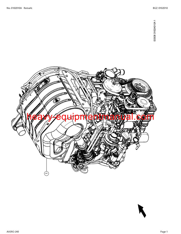 Claas Avero 240 Combine Parts Catalog Manual PDF Download 