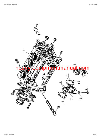 PDF Claas 140 - 430 Basso Tractor Parts Manual Download