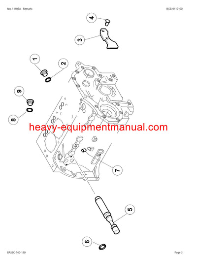 Download Claas Basso 160-130 Tractor Parts Manual PDF A1600001 - A1699999