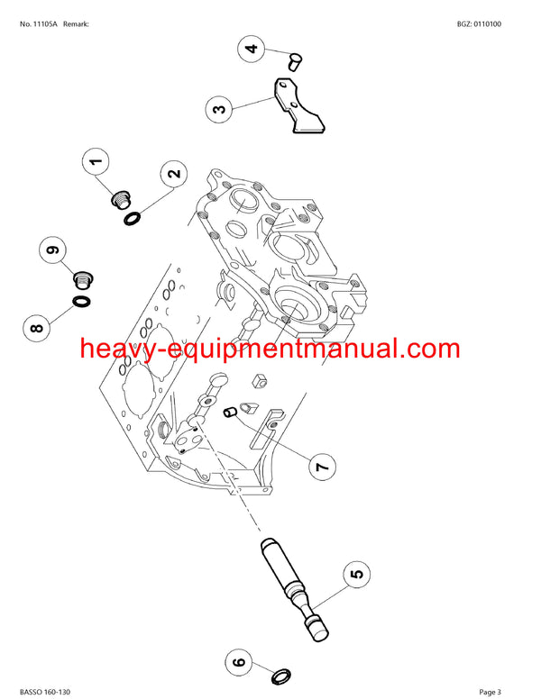 Download Claas Basso 160-130 Tractor Parts Manual PDF A1600001 - A1699999