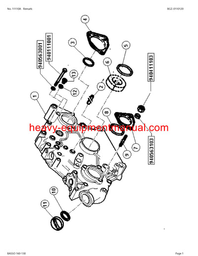 PDF Claas 160 - 130 Basso Tractor Parts Manual Download