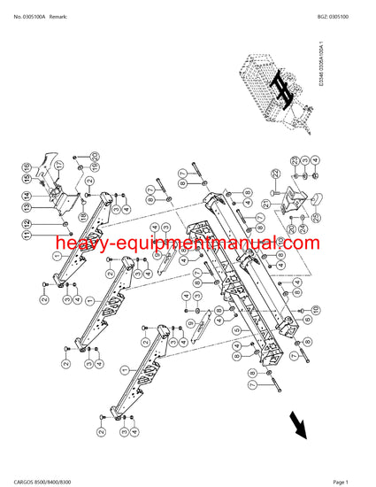 Claas 8500 8400 8300 Cargos Self Loading Wagon Parts Manual Download Free PDF  PDF Claas 8500 8400 8300 Cargos Self Loading Wagon Parts Manual Download