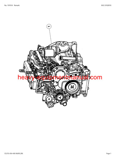 PDF Claas 456 - 426 RA RC RX Celtis Tractor Parts Manual Download