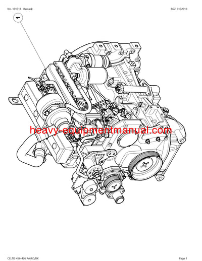 Download Claas Celtis 456-426RA RC RX Tractor Parts Manual PDF CT3630024-CT3639999
