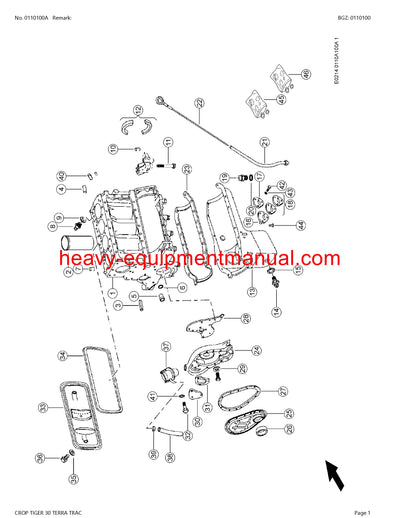 Download Claas Crop Tiger 30 Terra Trac Combine Parts Manual PDF