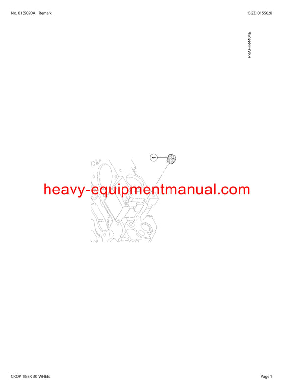 PDF Claas 30 Crop Tiger Terra Trac Mid Combine Parts Manual Download