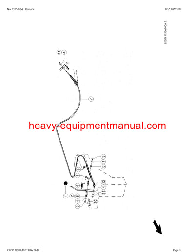 Download Claas Crop Tiger 40 Terra Trac Combine Parts Manual PDF