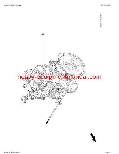 PDF Claas 40 Crop Tiger Wheel Combine Parts Manual Download