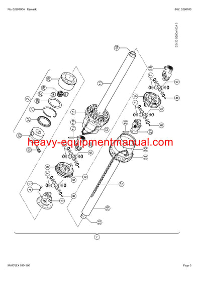 Download Claas Maxflex 930-560 Cutterbar Parts Catalog Manual