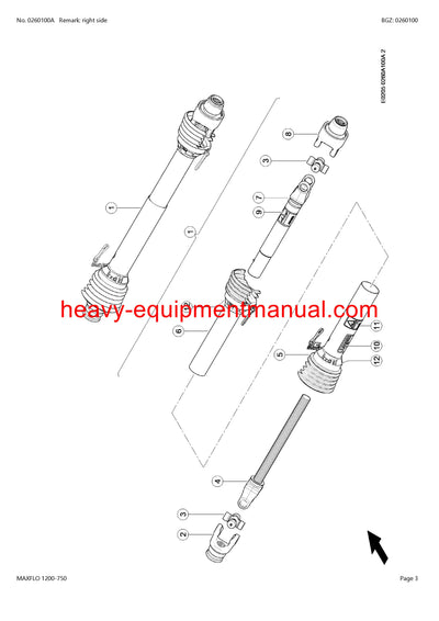PDF Claas 1200 - 750 Maxflo Cutterbar Parts Manual
