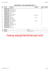CLAAS DISCO 3000 TC PLUS MOWER PARTS CATALOG MANUAL SN 65001001-65099999