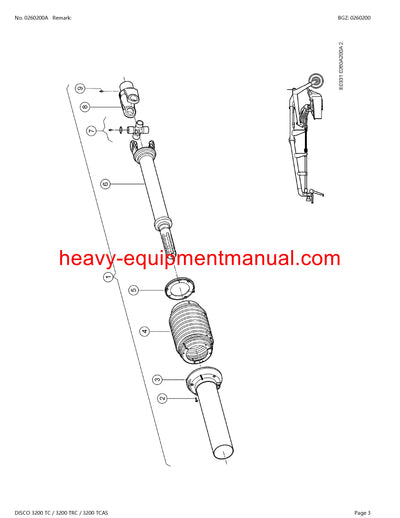 PDF Claas 3200 TC 3200 TRC 3200 TCAS Disco Mower Parts Manual