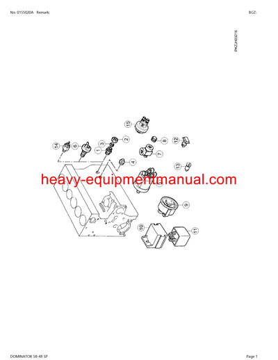 PDF Claas 58 - 48 SP Dominator Combine Parts Manual