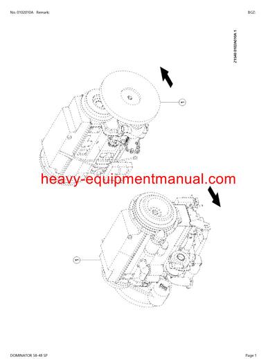 PDF Claas 58 - 48 SP Dominator Combine Parts Manual