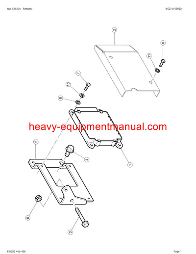 PDF Claas 466 - 436 Ergos Tractor Parts Manual