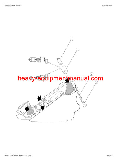 CLAAS FRONTLOADER FL250-40 FL250-40C TRACTOR PARTS CATALOG MANUAL SN B9800010 - B9809999