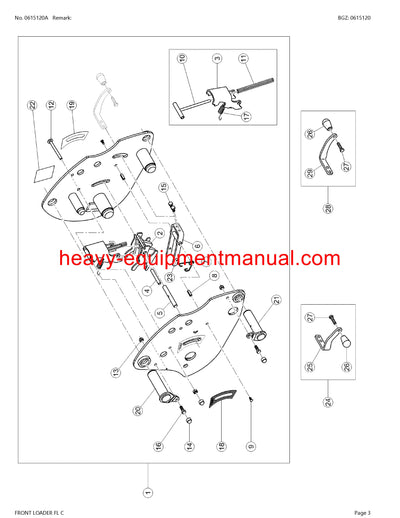 PDF Claas Fl150 - 60 Frontloader Tractor Parts Manual