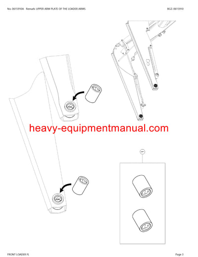 PDF Claas 400 - 100 Frontloader Adaptation Fl/tractor Parts Manual