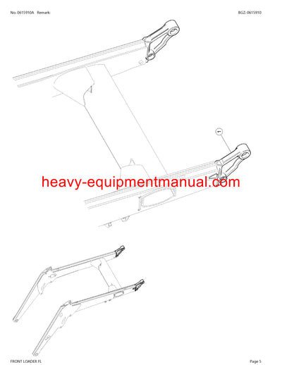 PDF Claas 400 - 100 Frontloader Adaptation Fl/tractor Parts Manual