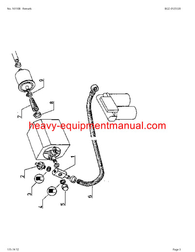 CLAAS HISTORIC 174-74 TZ TRACTOR PARTS CATALOG MANUAL SN CT52K0001 - CT52K0199