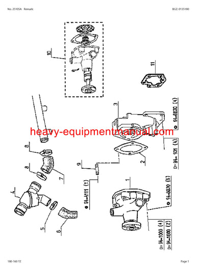 PDF Claas 180 - 160 TZ Historic Tractor Parts Manual