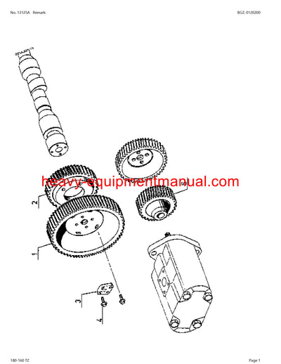 CLAAS HISTORIC 180-160 TZ TRACTOR PARTS CATALOG MANUAL SN CT42K0001 - CT42K0334