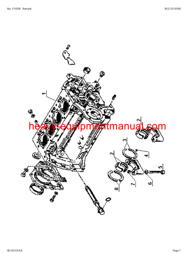 CLAAS HISTORIC 80-50 F V LB TRACTOR PARTS CATALOG MANUAL SN CT41D0001 - CT41D0014