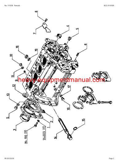 CLAAS HISTORIC 80-50 F V LB TRACTOR PARTS CATALOG MANUAL SN CT46D0001 - CT46D0466