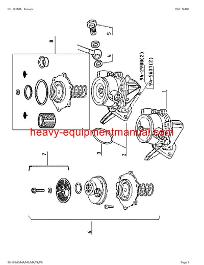 CLAAS HISTORIC 90-58 ME MA MS MX PE PA TRACTOR PARTS CATALOG MANUAL SN CT52C0650 - CT52C0892