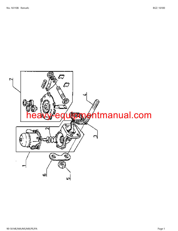 CLAAS HISTORIC 90-58 ME MA MS MX PE PA TRACTOR PARTS CATALOG MANUAL SN CT61C0700 - CT61C0983