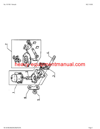 CLAAS HISTORIC 90-58 ME MA MS MX PE PA TRACTOR PARTS CATALOG MANUAL SN CT21C1250 - CT21C1884