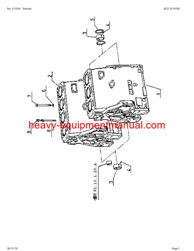 CLAAS HISTORIC 90-75 TX TRACTOR PARTS CATALOG MANUAL SN CT6271950 - CT6272474