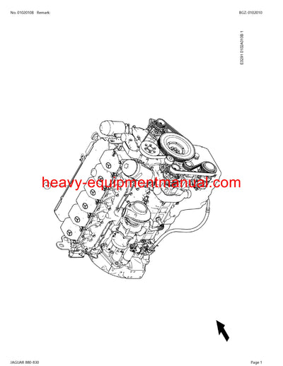 CLAAS JAGUAR 880-830 FORAGE HARVESTER PARTS CATALOG MANUAL